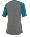 Maillot de Vélo J-SHIRT | Sarcelle/Gris Heather in TMA-206.6WC by TREES Mountain Apparel