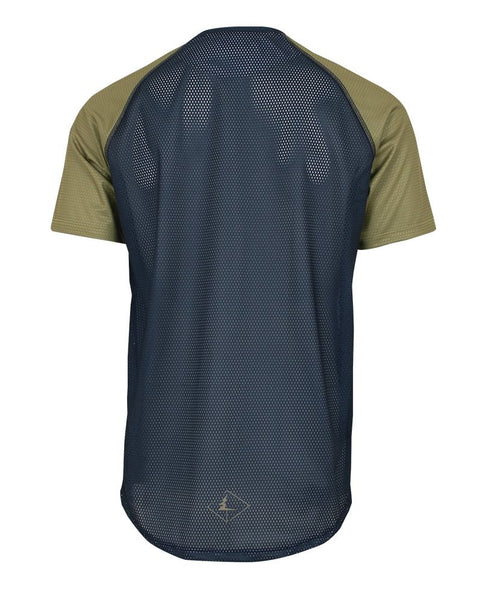 Maillot de Vélo ROOTS FLOW | Midnight / Military in TMA-235.8MC by TREES Mountain Apparel