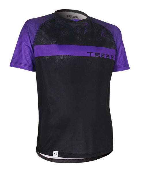 Maillot de Vélo ROOTS Jr | Purple in TMA-175.5YC by TREES Mountain Apparel