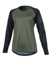 Maillot LS GRAVITY | Femme | Olive in TMA-337.9WC by TREES Mountain Apparel