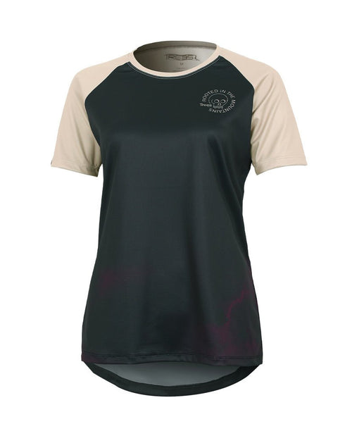 Maillot S/S GRAVITY | Femme | Noir -Seconde Chance in TMA-335.9WC by TREES Mountain Apparel