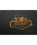 Manches courtes Jr LANDSCAPE | Charcoal in TMA-140YC by TREES Mountain Apparel