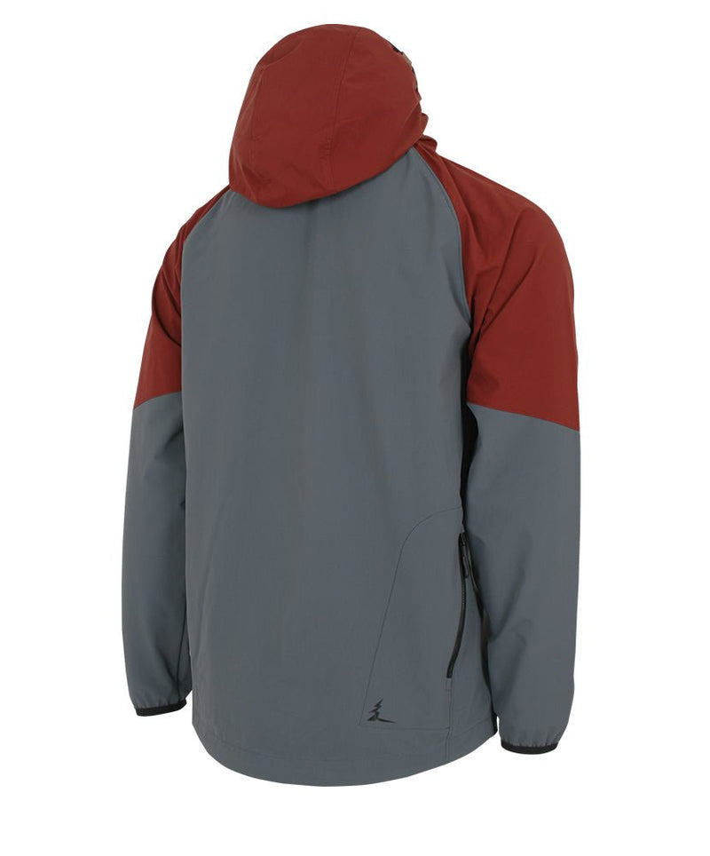 Manteau Softshell MISSION | Brick/Gris in TMA-247MC by TREES Mountain Apparel