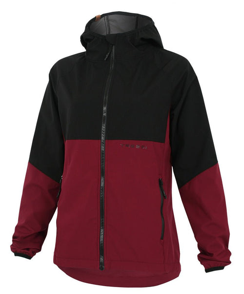 Manteau Softshell MISSION | Noir/Bordeaux in TMA-247.8WC by TREES Mountain Apparel