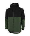 Manteau Softshell MISSION | Noir/Mousse Vert in TMA-247.8MC by TREES Mountain Apparel