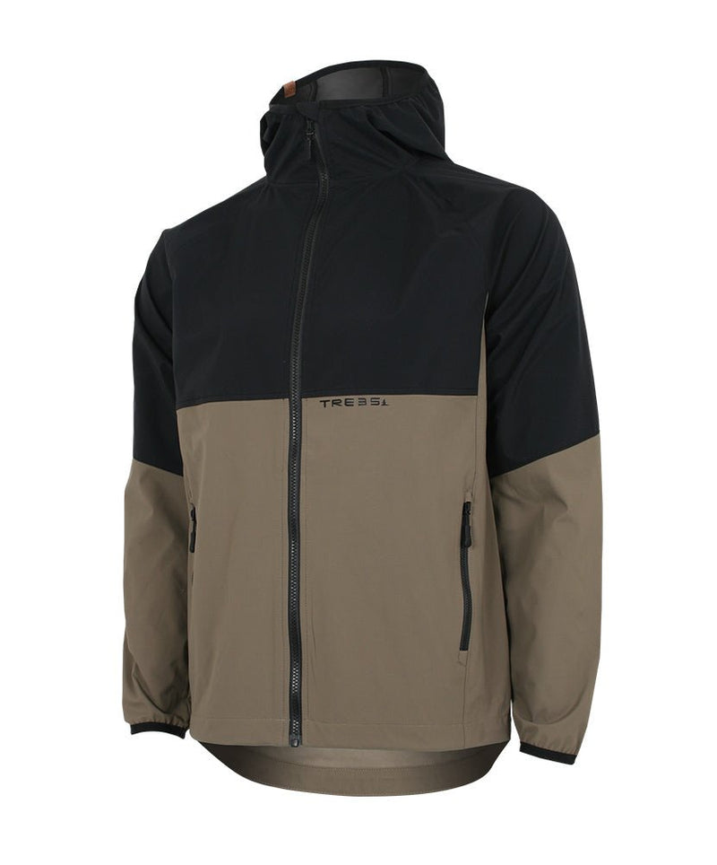 Manteau Softshell MISSION | Noir/Sable in TMA-247MC by TREES Mountain Apparel