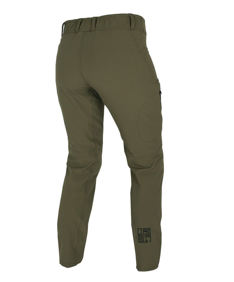 Pantalon de Vélo LOAMY Ltd.| Femme | Olive in TMA-192.7WC by TREES Mountain Apparel
