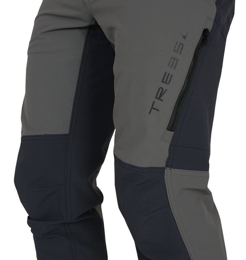 Pantalon de Vélo LOAMY Ltd. | Homme | Charcoal/Gris in TMA-192.8MC by TREES Mountain Apparel