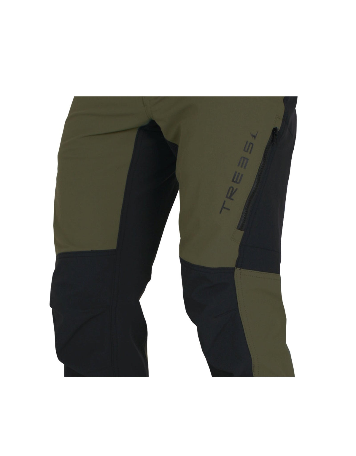Pantalon de Vélo LOAMY Ltd. | Homme | Noir/ Khaki in TMA-192.8MC by TREES Mountain Apparel