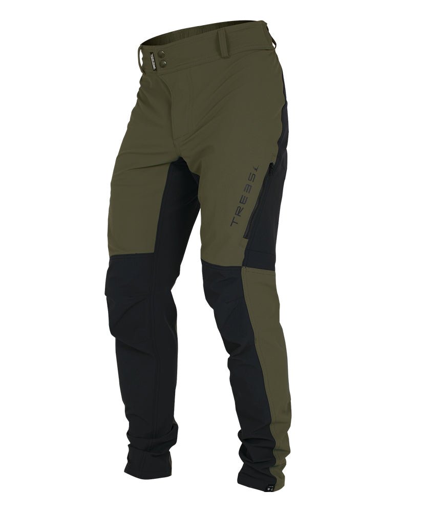 Pantalon de Vélo LOAMY Ltd. | Homme | Noir/ Khaki in TMA-192.8MC by TREES Mountain Apparel