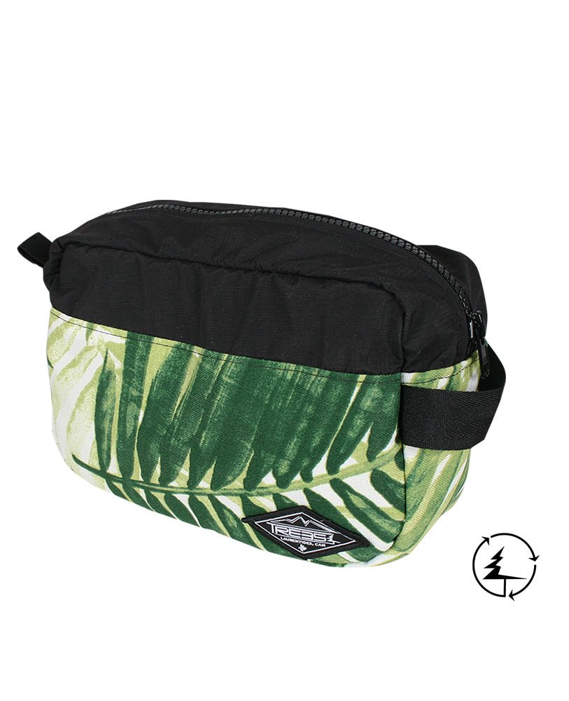 Poche à fermoir UPCYCLE | Noir/Vert in TMA-281AC by TREES Mountain Apparel