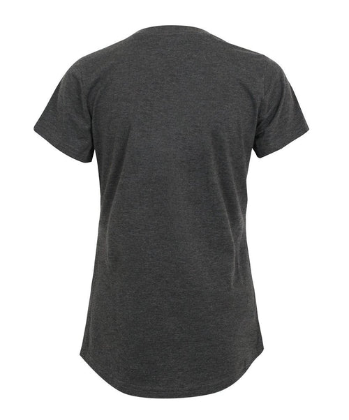 T-shirt femme | Lt bleu/ Charcoal in by TREES Mountain Apparel