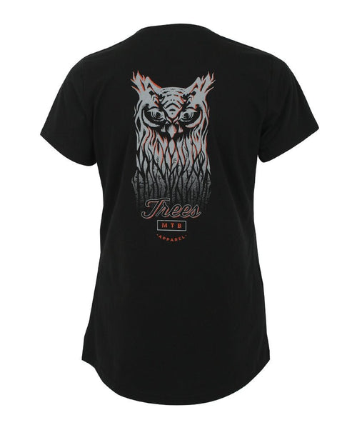 T-shirt HIBOU Ltd | Noir in TMA-078WC by TREES Mountain Apparel