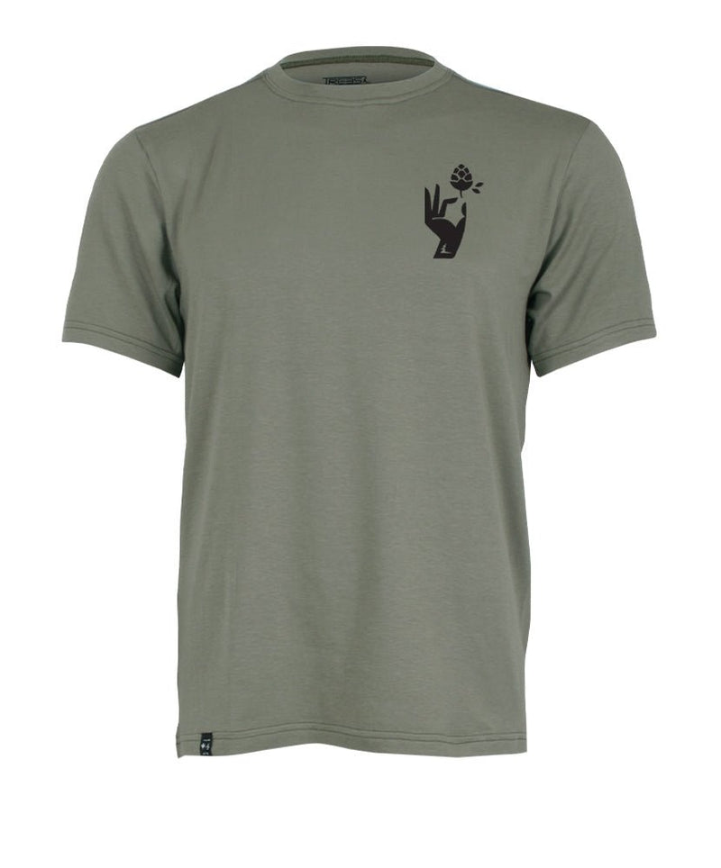 T-Shirt HOPS TENCEL | Lt Moss | Homme in TMA-078M by TREES Mountain Apparel