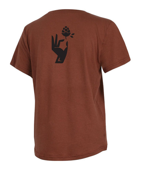 T-Shirt HOPS TENCEL | Rusted | Femme in TMA-265WC by TREES Mountain Apparel