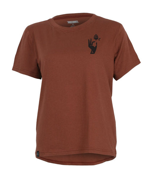 T-Shirt HOPS TENCEL | Rusted | Femme in TMA-265WC by TREES Mountain Apparel