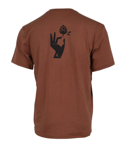 T-Shirt HOPS TENCEL | Rusted | Homme in TMA-078M by TREES Mountain Apparel