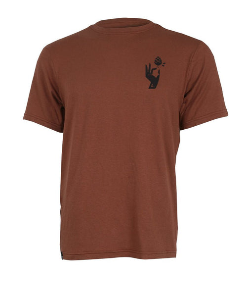 T-Shirt HOPS TENCEL | Rusted | Homme in TMA-078M by TREES Mountain Apparel