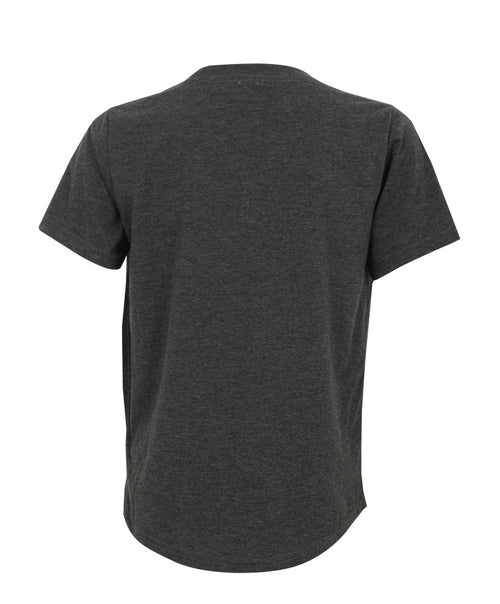 T-Shirt Jr TREES | Charcoal/Noir in TMA-140YC by TREES Mountain Apparel