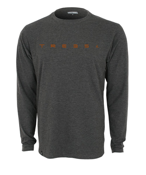 T-Shirt L/S TREES | Charcoal/ Rusted in TMA-078.2M by TREES Mountain Apparel