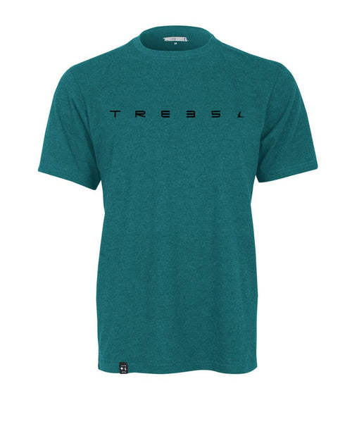 T-Shirt TREES | TEAL/NOIR in by TREES Mountain Apparel