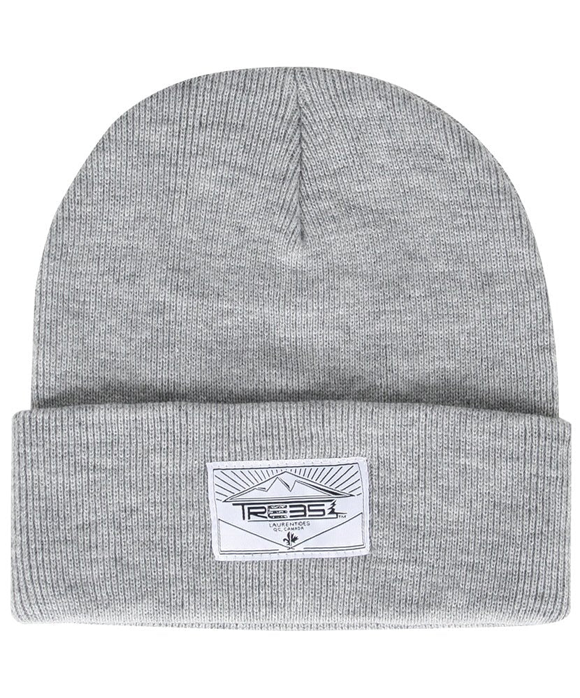 Tuque La LAURENTIDES | Gris cendré in TMA-068MW by TREES Mountain Apparel