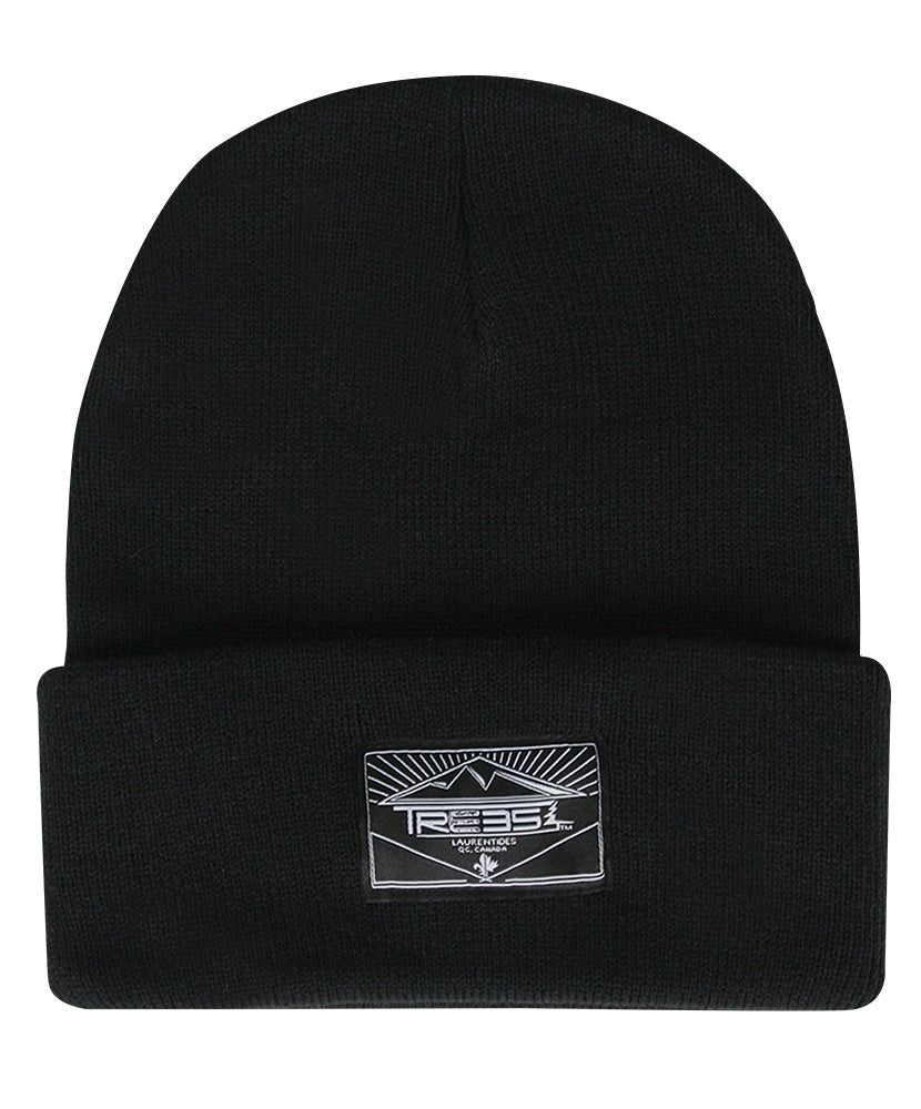 Tuque La LAURENTIDES | Noir in TMA-068MW by TREES Mountain Apparel